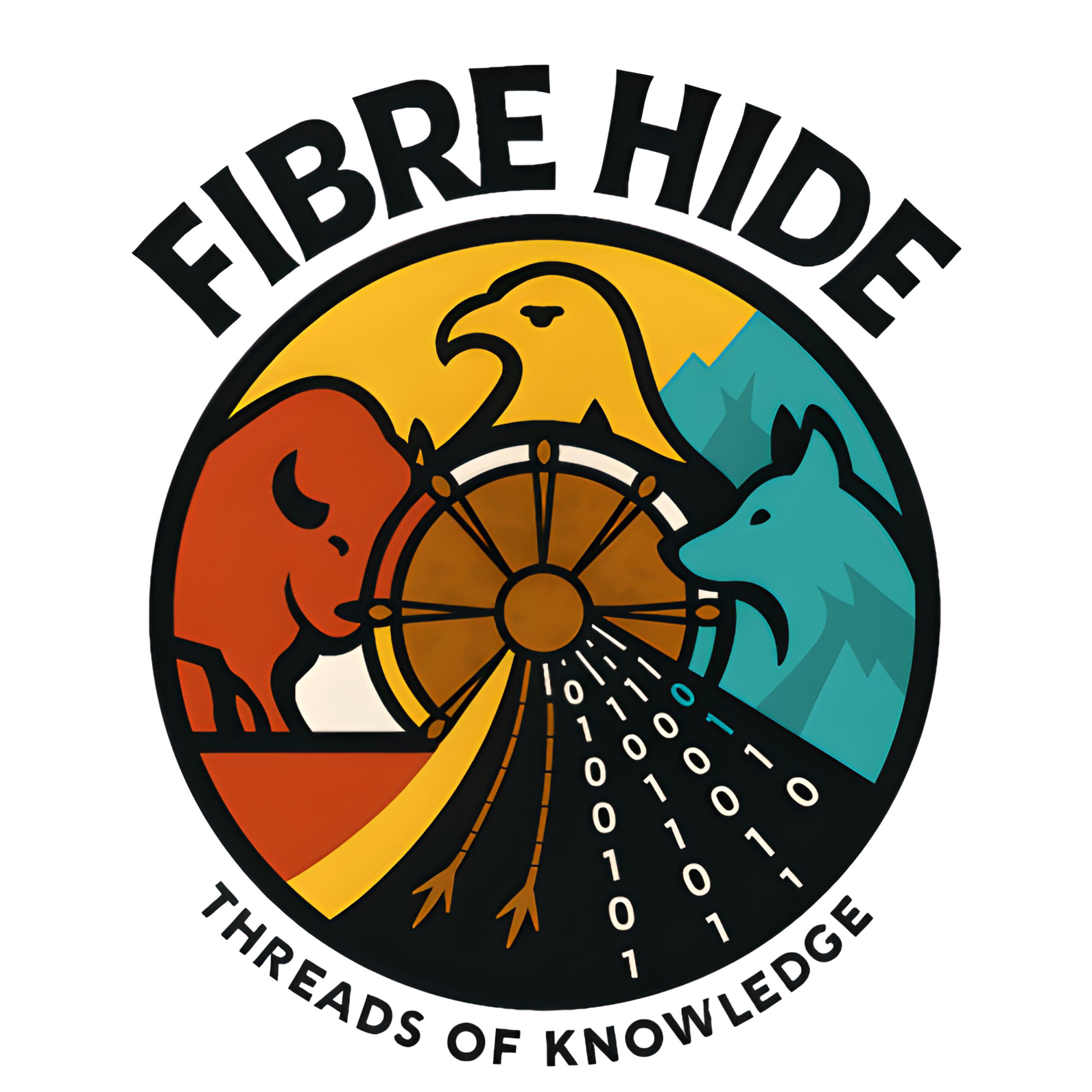 Fibre Hide logo proposal by Glenn Griffiths, 2025